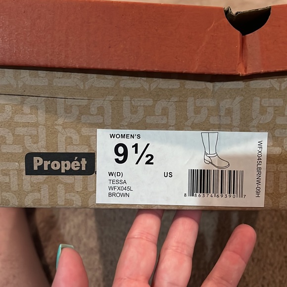 Women’s Propet Tessa Dress Boot in Brown (wide width) - Picture 5 of 5